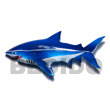 Shark Hand Painted Wooden Refrigerator Fridge Door Magnet