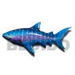 Shark Hand Painted Wooden Refrigerator Fridge Door Magnet