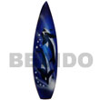 Fashion Surfboard Hand Painted Wooden Fridge Magnet