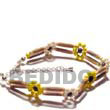 Handmade Sig-id Wood Tube Anklet