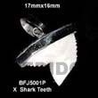 X Shark Teeth Pendant Bone Horn Pendant