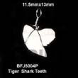 Philippines Bone Pendants Shell Fashion Bone Horn Pendant Jewelry Tiger Shark Teeth Pendant Natural Shell Component SFAS5004P