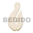 Bone Hook 40mm Pendants Bone Horn Pendant