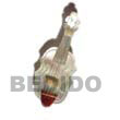 Philippines Brooch Shell Fashion Brooch Jewelry Troca Guitar Brooch Natural Shell Component SFAS002BP