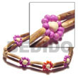 2 Rows Sig-id Wood Coco Bracelets