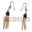 Coco Indian Stick W/ Coco Earrings Coconut Earrings
