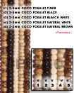 2-3mm Coco Pokalet Tiger Coco Beads Coconut Necklace