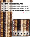 Philippines Coco Necklace Shell Fashion Coco Beads Coconut Necklace Jewelry 2-3mm Coco Pokalet Black Natural Shell Component SFAS001PT_V2