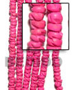 Coco Flower Dyed Pink Coco Beads Coconut Necklace