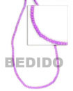 2-3mm Lavender Coco Pokalet Coco Beads Coconut Necklace