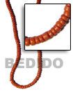 7-8mm Coco Pokalet Red Coco Beads Coconut Necklace