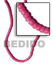 4-5mm Coco Pokalet Bleach Coco Beads Coconut Necklace