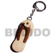 wooden beach slipper w/ Keychain