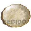 Philippines Gifts Decorative Souvenir Item Giveaways Shell Fashion Gifts Decorative Souvenir Item Jewelry Capiz Scallop Shaped Plate 7.5 Inches In Diameter ( Medium ) Natural Shell Component SFAS012GD
