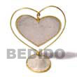 Philippines Gifts Decorative Souvenir Item Giveaways Shell Fashion Gifts Decorative Souvenir Item Jewelry Capiz Dangling Heart Natural Shell Component SFAS019GD