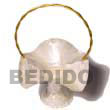 Capiz Shell Scallop Basket Gifts Decorative Souvenir Item