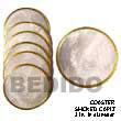 Philippines Gifts Decorative Souvenir Item Giveaways Shell Fashion Gifts Decorative Souvenir Item Jewelry 1 Set ( 6 Pcs) Capiz Glass Coaster 3 Inches Diameter Natural Shell Component SFAS021GD