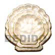 Philippines Gifts Decorative Souvenir Item Giveaways Shell Fashion Gifts Decorative Souvenir Item Jewelry Capiz Round Scallop Fruit Tray W/ Brass Natural Shell Component SFAS034GD