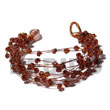 Philippines Glass Beads Bracelets Shell Fashion Jewelry 8 Rows Copper Wire Cuff Bracelet with SFAS5208BR