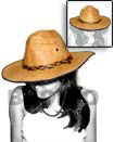 Philippines Philippine Fashion Hats Shell Fashion Hats Jewelry Ginit Cowboy Hat W/ Lining Natural Shell Component SFAS007HAT