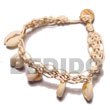 Philippines Macramae Bracelets Shell Fashion Macramae Bracelets Jewelry Sigay Macramie Natural Shell Component SFAS378BR