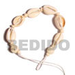 Philippines Macramae Bracelets Shell Fashion Macramae Bracelets Jewelry Sigay Macramie Single Row Natural Shell Component SFAS396BR