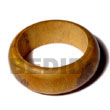 Philippines Wooden Bangles Shell Fashion Wooden Bangles Jewelry Robles Rounded Wood Bangle / Ht= 1 Inch / 65mm Inner Diameter / 82mm Outer Diameter Natural Shell Component SFAS079BL