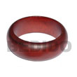 Philippines Wooden Bangles Shell Fashion Wooden Bangles Jewelry Grained,stained, Glazed And Matte Coated High Quality Nat. Wood Bangle / Wood Tones / Ht= 27mm / 65mm Inner Diameter / 10mm Thickness / Maroon Wood Tone W/ Burning Natural Shell Component SFAS405BL