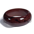 Philippines Wooden Bangles Shell Fashion Wooden Bangles Jewelry Very Dark Walnut Tone W/ Brush Painted Wild Grain / Grained,sanded,stained And Coated W/ Clear High Gloss Protective Finish Nat. Wood Bangle / Wood Tones Ht= 25mm / Outer Diameter = 65mm Inner Diameter / 10mm Thickness Natural Shell Component SFAS407BL