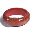 Light Red Mahogany Tone Wooden Bangles