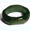 Chunky Diana Stained Green Wooden Bangles