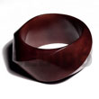 Philippines Wooden Bangles Fashion Twisted Natural Wood Chunky Bangle Reddish Brown Wooden Bangle SFAS549BL