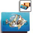 Inlaid Fish Design Jewelry Box