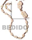 Estrelita - Nassa White Hawaiian Lei Necklace