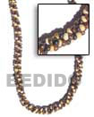 Twisted Coco Combination Necklace 2 rows 3 rows