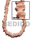 Pink Rose Shell Beads