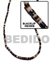Black Lip Heishe Shell Beads