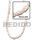 Philippines Shell Beads Troca Oval Shell Beads - Shell Fashion Online Shopping Store SFAS010SPS