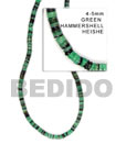 Philippines Shell Beads Green Hammer Shell Beads - Shell Fashion Online Shopping Store SFAS012HS