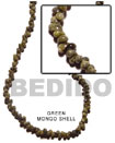 Green Mongo Shell Beads