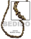 Philippines Shell Beads Green Mongo Shell Beads - Shell Fashion Online Shopping Store SFAS020SPS