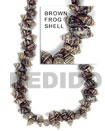 Philippines Shell Beads Brown Frog Shell Beads - Shell Fashion Online Shopping Store SFAS045SPS