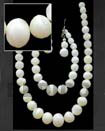 Philippines Set Jewelry Shell Fashion Jewelry Set Jewelry Oyok (male) - Size Nk 18", Br 7" Natural Shell Component SFAS003SET