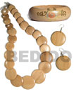 natural wood jewelry Set Jewelry