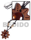 Philippines Surfers Necklace Fashionable Clay Star Gemstone Tribal clay Jewelry SFAS3353NK