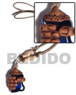 Philippines Surfers Necklace Fashionable Clay Fingers with Gemstone Tribal Clay Necklace SFAS3355NK