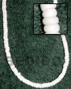 Grinded White Puka Shell Puka Shells Beads Necklace