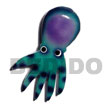 Octopus Hand Painted Wooden Fridge Magnet