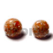 Philippines Resin Earrings Shell Fashion Resin Earrings Jewelry Orange C. Button Earrings Natural Shell Component SFAS008ER