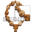 Buri Seeds/wood Beads Rosary Seed Bracelets